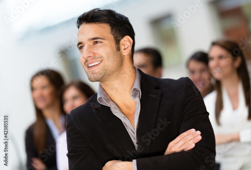 Photo: Thoughtful business man Thoughtful business man