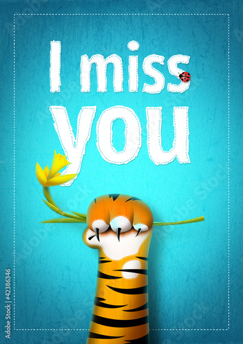 Illustration: I miss you I miss you