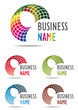 Vector: Business logo rainbow design Business logo rainbow design
