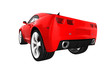 Funny car isolated