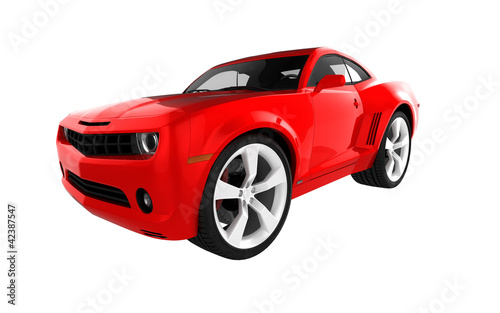 Illustration: Funny car isolated Funny car isolated