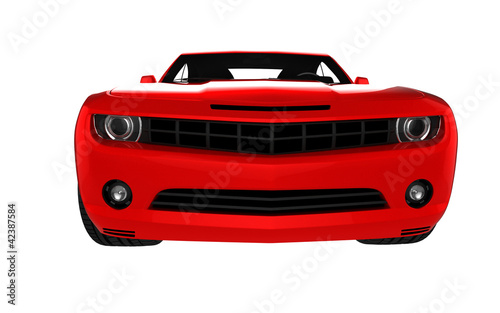 Illustration: Funny car isolated Funny car isolated