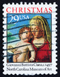 Postage stamp USA 1993 Madonna and Child by Giovanni Battista Ci