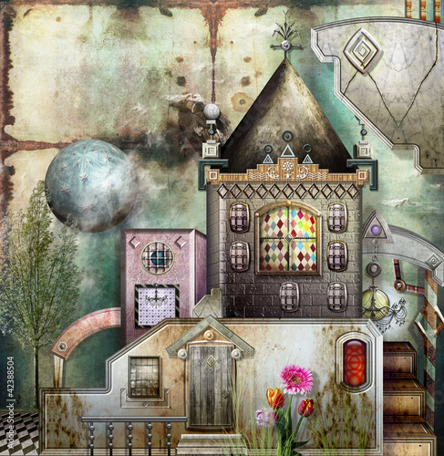 Illustration: Old town Old town