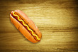 hot dog on desk
