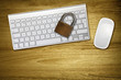 keyboard with lock