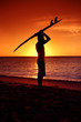 Foto: Surfing and sunrise Surfing and sunrise