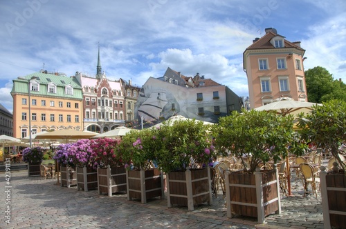 Foto: Doma Square in Riga, Latvia Doma Square in Riga, Latvia