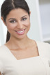 Beautiful Happy Hispanic Woman Smiling