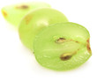 grapes in the section. close