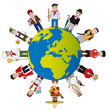 Vector: Terre_humanité Terre_humanité