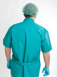 Rear view of a surgeon