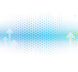 Abstract background in light blue.