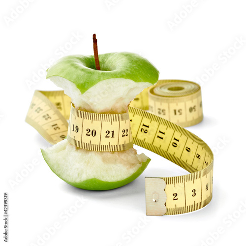 Photo: apple and tape diet healthy food fruit apple and tape diet healthy food fruit