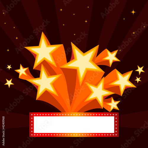 Vektor: Star Background Colorful Star Background Colorful
