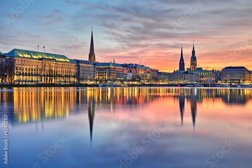Foto: Hamburg im Abendlicht Hamburg im Abendlicht