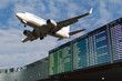 Airport flight information with the list of flights in the sky