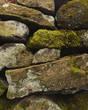 Foto: Stone wall in the Peak District national park Stone wall in the Peak District national park