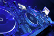 Dj playing the track