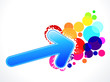abstract colorful arrow background