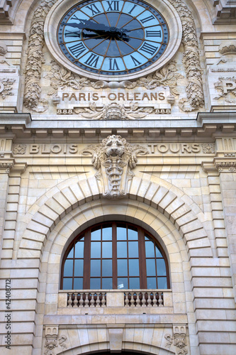 Photo: Paris orleans station clock in Paris Paris orleans station clock in Paris