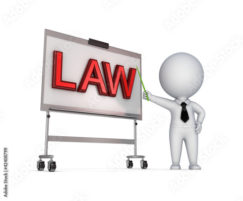 Illustration: LAW concept. LAW concept.