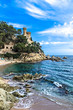 mediterranean sea at the Costa Brava - Lloret de Mar, Spain
