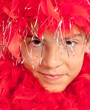Photo: Red boa teen Red boa teen