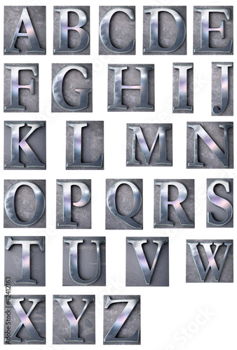 Foto: Typescript alphabet upper-case Typescript alphabet upper-case