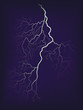 Background of lightning at night.