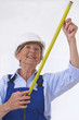 Foto: Femme active - Prise de mesures Femme active - Prise de mesures