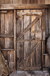 Wooden door detail