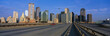 Photo: This is the freeway to the center of the city with the skyline in the background. The Chase Tower is the building in the center. This is the freeway to the center of the city with the skyline in the background. The Chase Tower is the building in the center.