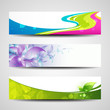 Banner headers background vector