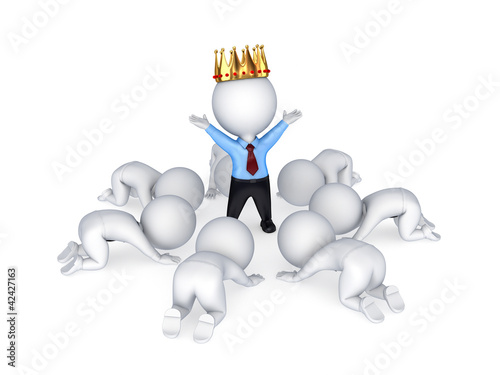 Illustration: Leadership concept. Leadership concept.