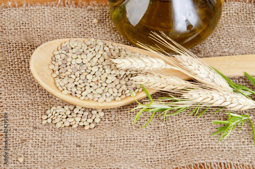 Photo: Mixture of legumes and cereals Mixture of legumes and cereals
