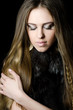 Portrait of the beautiful girl- Creative make-up