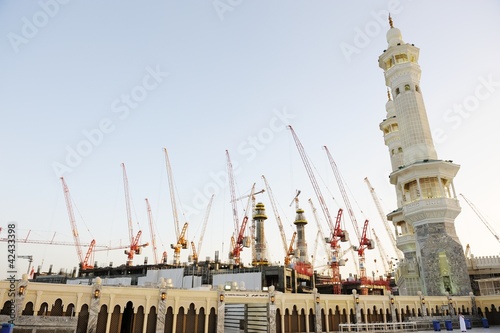 Photo: Building ,construction in Makkah Building ,construction in Makkah