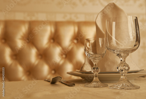 Photo: tableware at restaurant tableware at restaurant