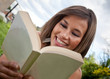 Woman reading a book