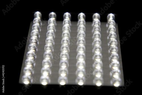 Photo: panel transparent, white LEDs panel transparent, white LEDs