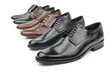 Male shoes in fashion concept