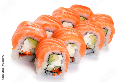 Photo: Uramaki. Philadelphia classic. Uramaki. Philadelphia classic.