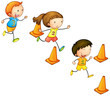 running kids
