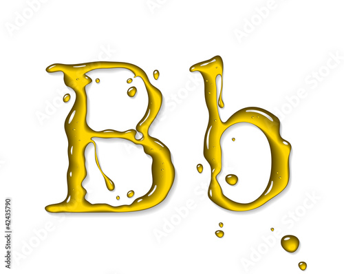 Vetor: Vector fluid oil letter Vector fluid oil letter