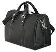 Black man's bag isolated on white