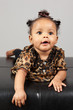 African American 6 month old baby.