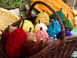 bunte Wolle