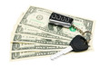 Money and keys from the car.