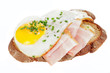 Spiegelei mit Bauchfleisch